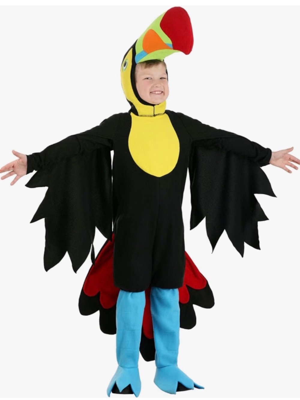 Kid's Toucan Costume, Children's Bird Costume for Halloween